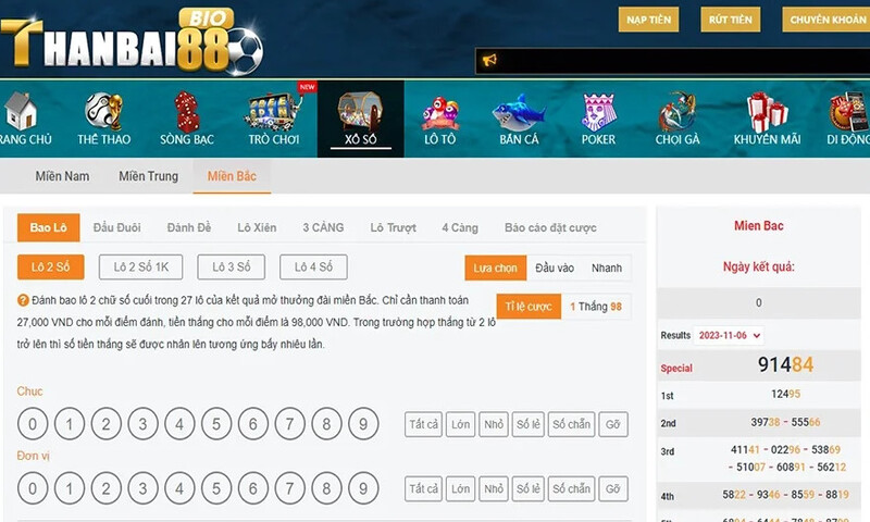 Đa dạng các thể loại xổ số để người chơi tham gia
